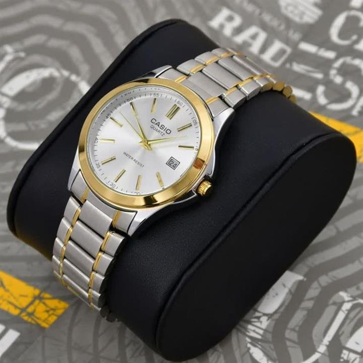 ساعت مچی ست مردانه و زنانه کاسیو نقره ای رنگ casio